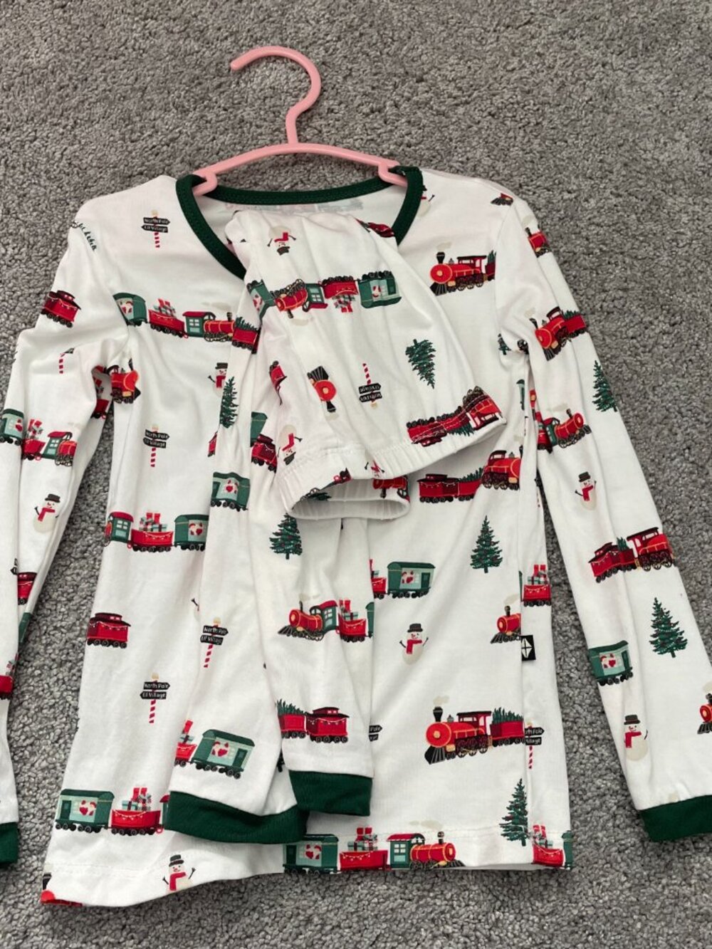 KYTE BABY Retired Holiday Trains PJs